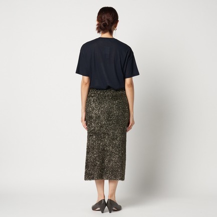 GLITTER KNIT SKIRT 詳細画像 ブラック 3