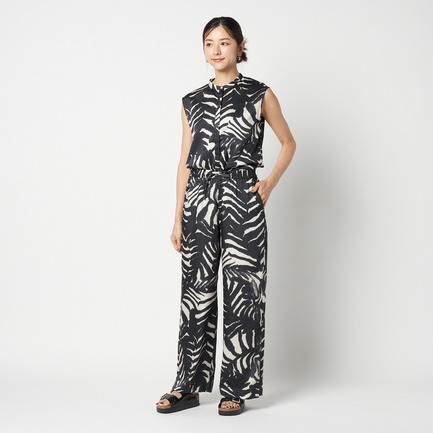 ARGENTI PRINT SLEEVELESS BLOUSE 詳細画像 ブラック 11