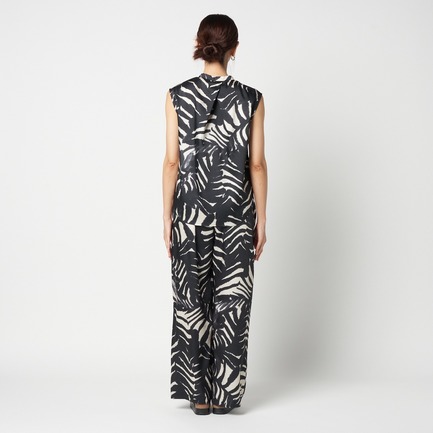 ARGENTI PRINT SLEEVELESS BLOUSE 詳細画像 ブラック 8