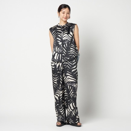 ARGENTI PRINT EASY PANTS 詳細画像 ブラック 10