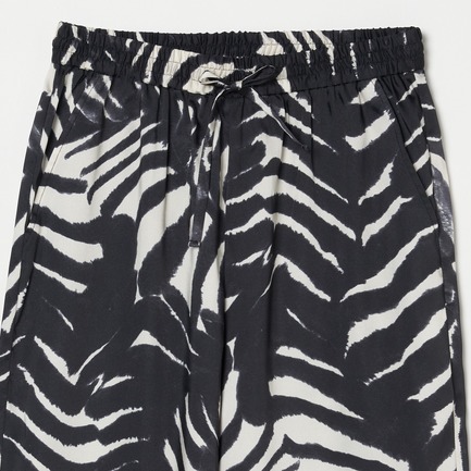 ARGENTI PRINT EASY PANTS 詳細画像 ブラック 2