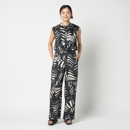 ARGENTI PRINT EASY PANTS 詳細画像 ブラック 5