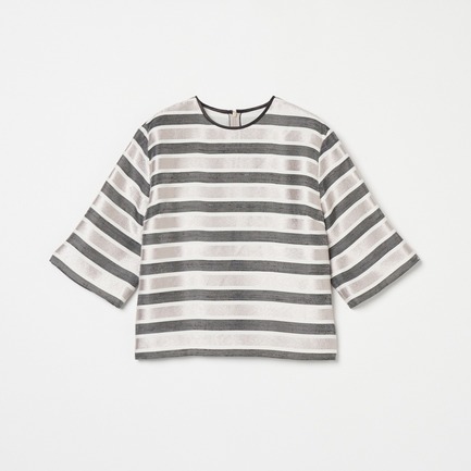 GLITTER STRIPE TEE BLOUSE