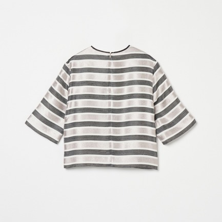 GLITTER STRIPE TEE BLOUSE 詳細画像 ベージュ 1