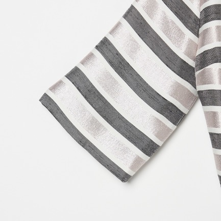 GLITTER STRIPE TEE BLOUSE 詳細画像 ベージュ 3