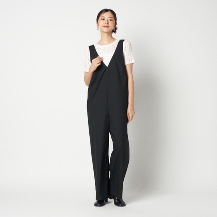 JUMP SUITS (V NECK) 詳細画像 ブラック 13