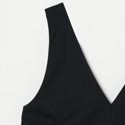 JUMP SUITS (V NECK) 詳細画像 ブラック 3