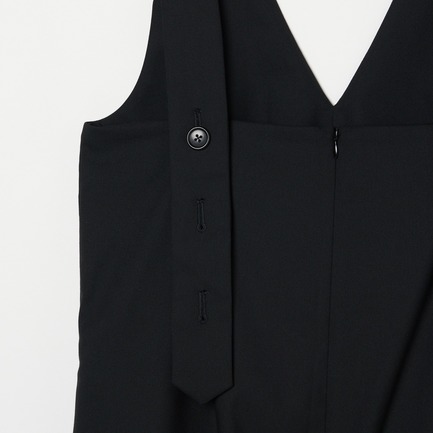 JUMP SUITS (V NECK) 詳細画像 ブラック 5