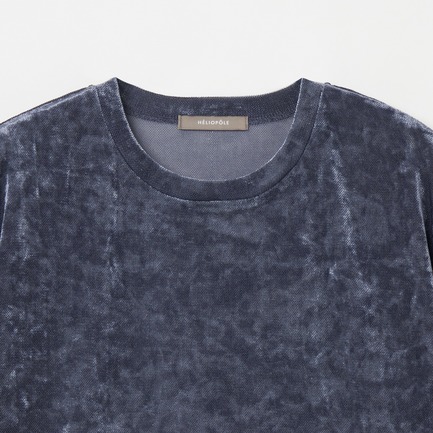 SHEER VELOUR TEE 詳細画像 ブルー 2
