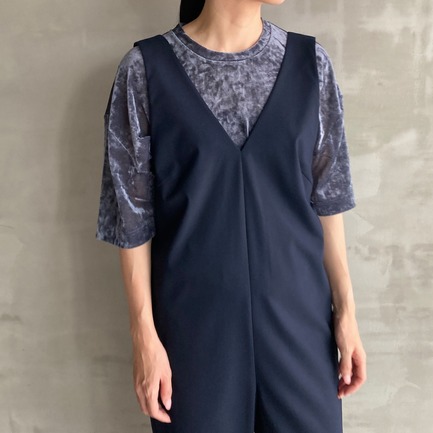SHEER VELOUR TEE 詳細画像 ブルー 5