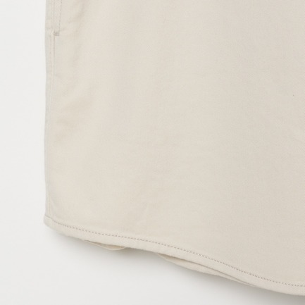 COTTON TWILL BIG SHIRT 詳細画像 アイボリー 4