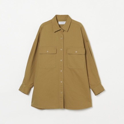 COTTON TWILL BIG SHIRT