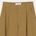 COTTON TWILL CURVY TUCK PANTS 詳細画像