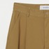 COTTON TWILL CURVY TUCK PANTS 詳細画像