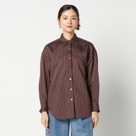 the  EDITOR SHIRT 詳細画像 ダークブラウン 6