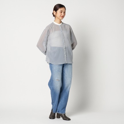 the EDITOR SHIRT (CHIFFON) 詳細画像 ホワイト 5