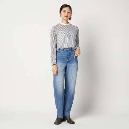 the EDITOR SHIRT (CHIFFON) 詳細画像 ホワイト 6
