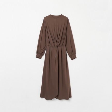 DOUBLE JERSEY RUFFLE DRESS