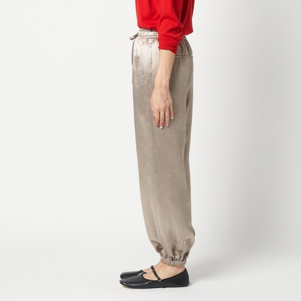 SHINY TWILL BALLOON PANTS 詳細画像 ダークブラウン 2