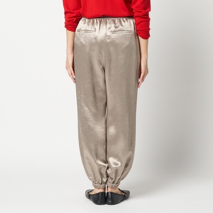 SHINY TWILL BALLOON PANTS 詳細画像 ダークブラウン 3