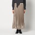 SHINY TWILL PLEATED SKIRT 詳細画像