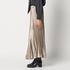 SHINY TWILL PLEATED SKIRT 詳細画像