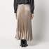 SHINY TWILL PLEATED SKIRT 詳細画像