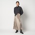 SHINY TWILL PLEATED SKIRT 詳細画像