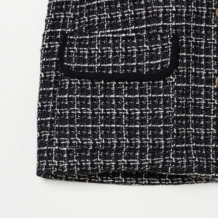 TWEED BIG JACKET 詳細画像 ブラック 4