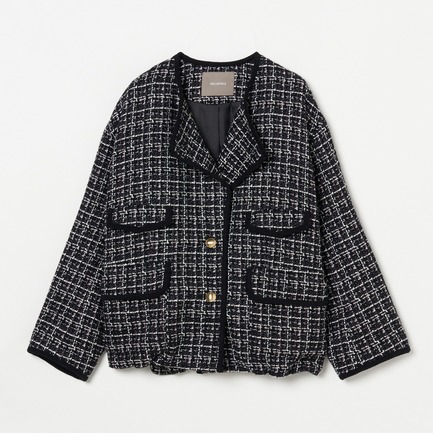 TWEED BIG JACKET 詳細画像 ブラック 7