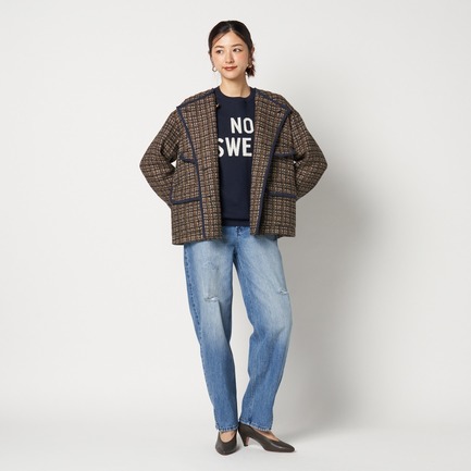 TWEED BIG JACKET 詳細画像 ダークブラウン 7