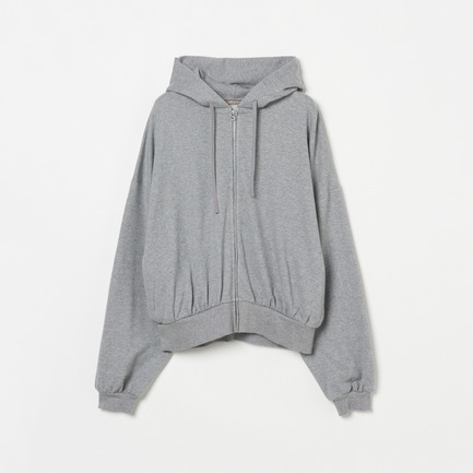 CROPPED SWEAT ZIP HOODIE