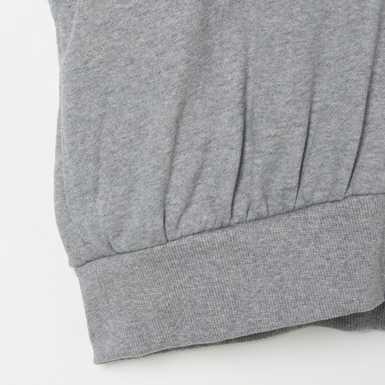 CROPPED SWEAT ZIP HOODIE 詳細画像 ミディアムグレー 4