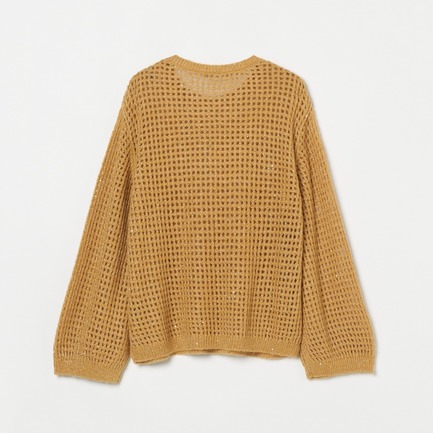 SHEER SPANGLE KNIT 詳細画像 イエロー 1