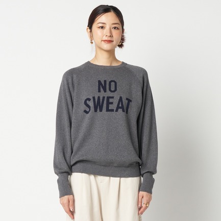 DOUBLE JACQUARD LOGO KNIT 詳細画像 ミディアムグレー 1