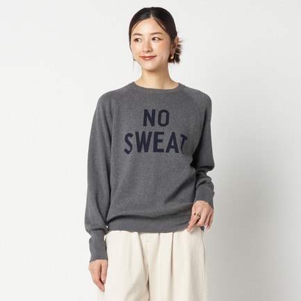 DOUBLE JACQUARD LOGO KNIT 詳細画像 ミディアムグレー 4