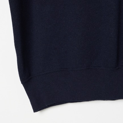 DOUBLE JACQUARD LOGO KNIT 詳細画像 ネイビー 4