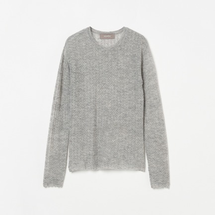 POINTAIL LONG SLEEVE KNIT TEE