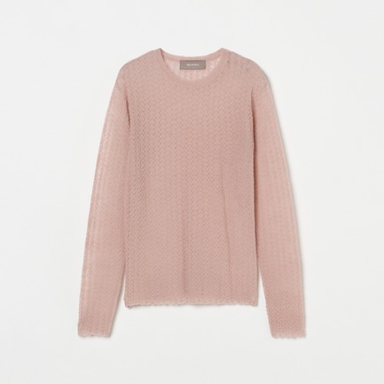 POINTAIL LONG SLEEVE KNIT TEE