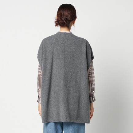 WOOL CASHMERE 2 WAY GILET 詳細画像 ミディアムグレー 3