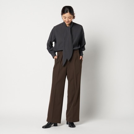 TUCK STRAIGHT PANTS 詳細画像 ダークブラウン 10