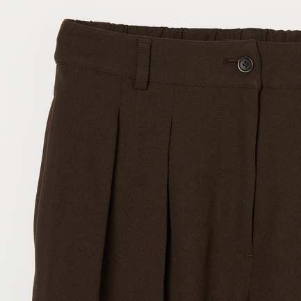 TUCK STRAIGHT PANTS 詳細画像 ダークブラウン 3