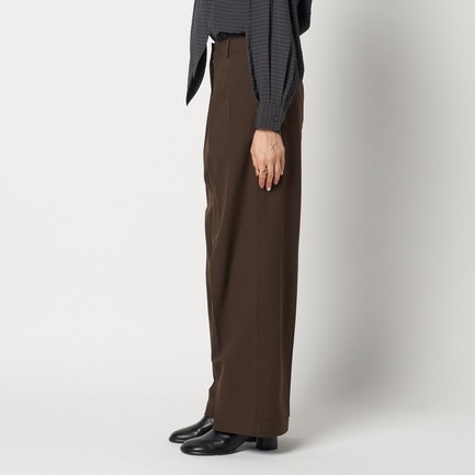 TUCK STRAIGHT PANTS 詳細画像 ダークブラウン 8