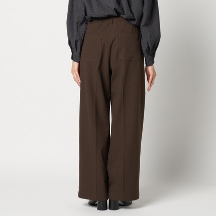 TUCK STRAIGHT PANTS 詳細画像 ダークブラウン 9