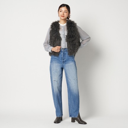 SHEEP FAUX FUR GILET 詳細画像 チャコールグレー 10