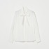SHEER CHECK BOWTIE BLOUSE 詳細画像