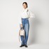 SHEER CHECK BOWTIE BLOUSE 詳細画像