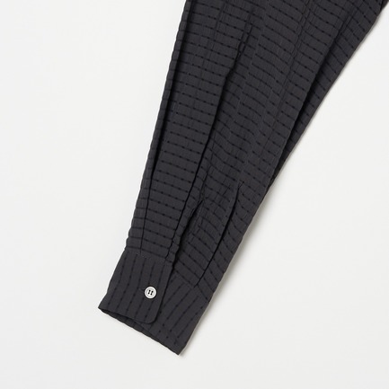 SHEER CHECK BOWTIE BLOUSE 詳細画像 ブラック 3