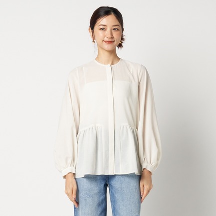 DETACHABLE FRILL BLOUSE 詳細画像 アイボリー 2