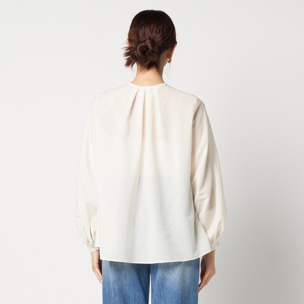 DETACHABLE FRILL BLOUSE 詳細画像 アイボリー 4